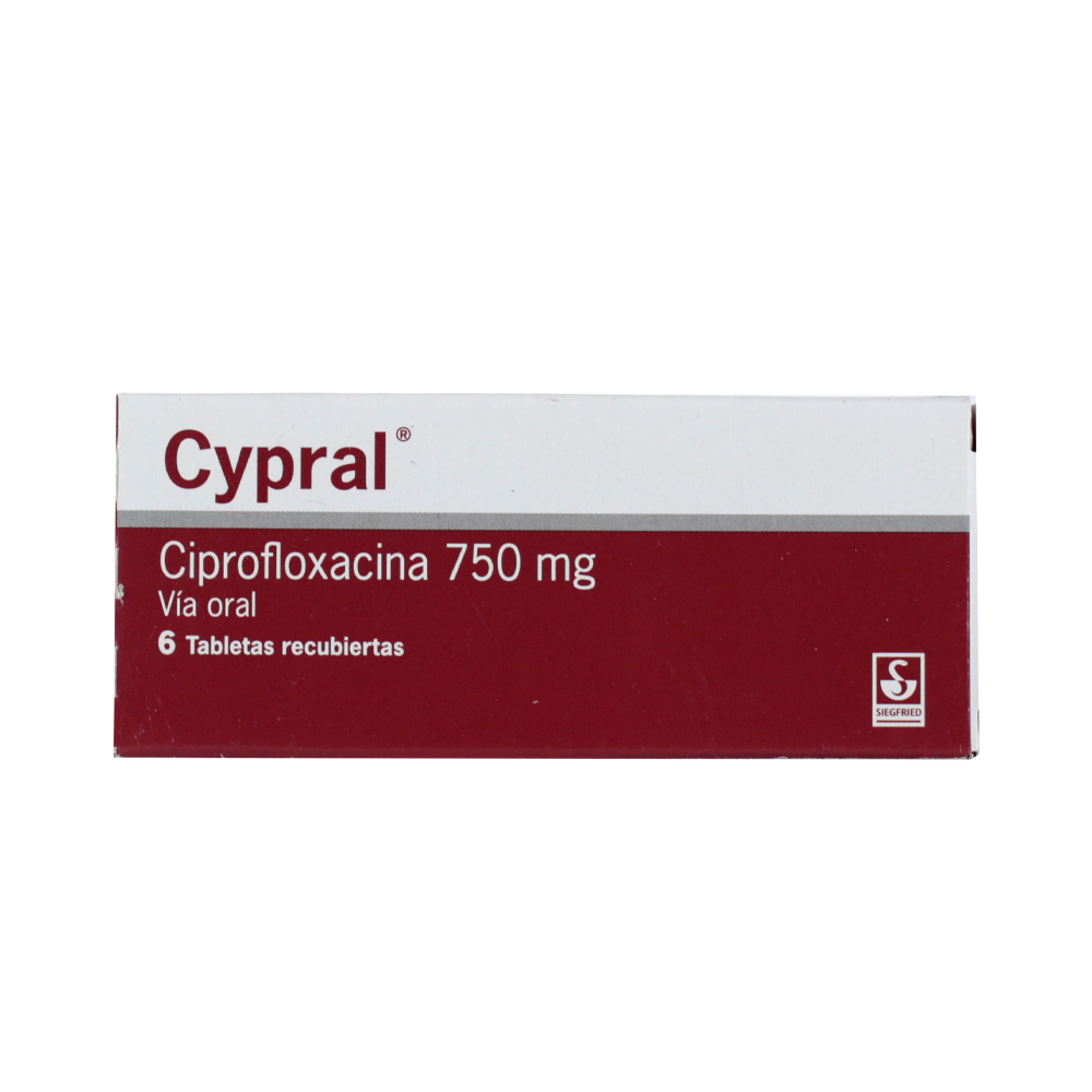 CYPRAL 750 MG 6 TAB