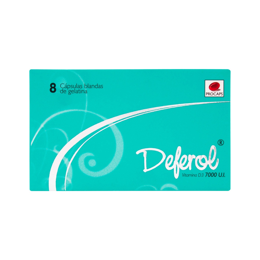 DEFEROL 7000UI 8 CAP BLANDAS