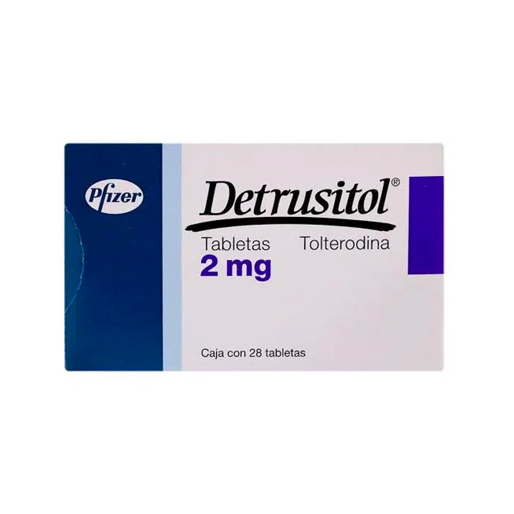 DETRUSITOL 2mg 28 TABLETAS