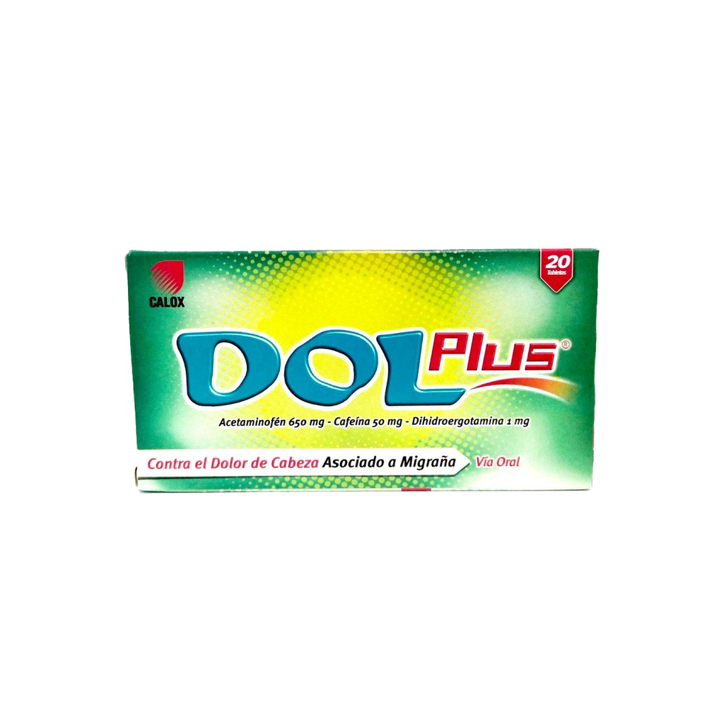 DOL PLUS X 20TAB CALOX