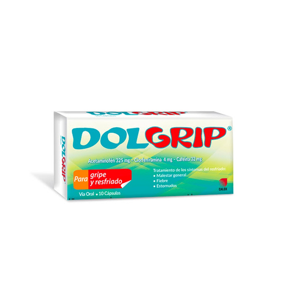 DOLGRIP 325MG 4MG 10CAPS 