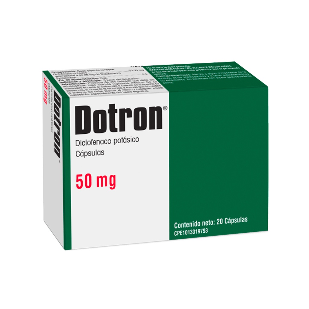 DOTRON 50MG 20CAP FARMA