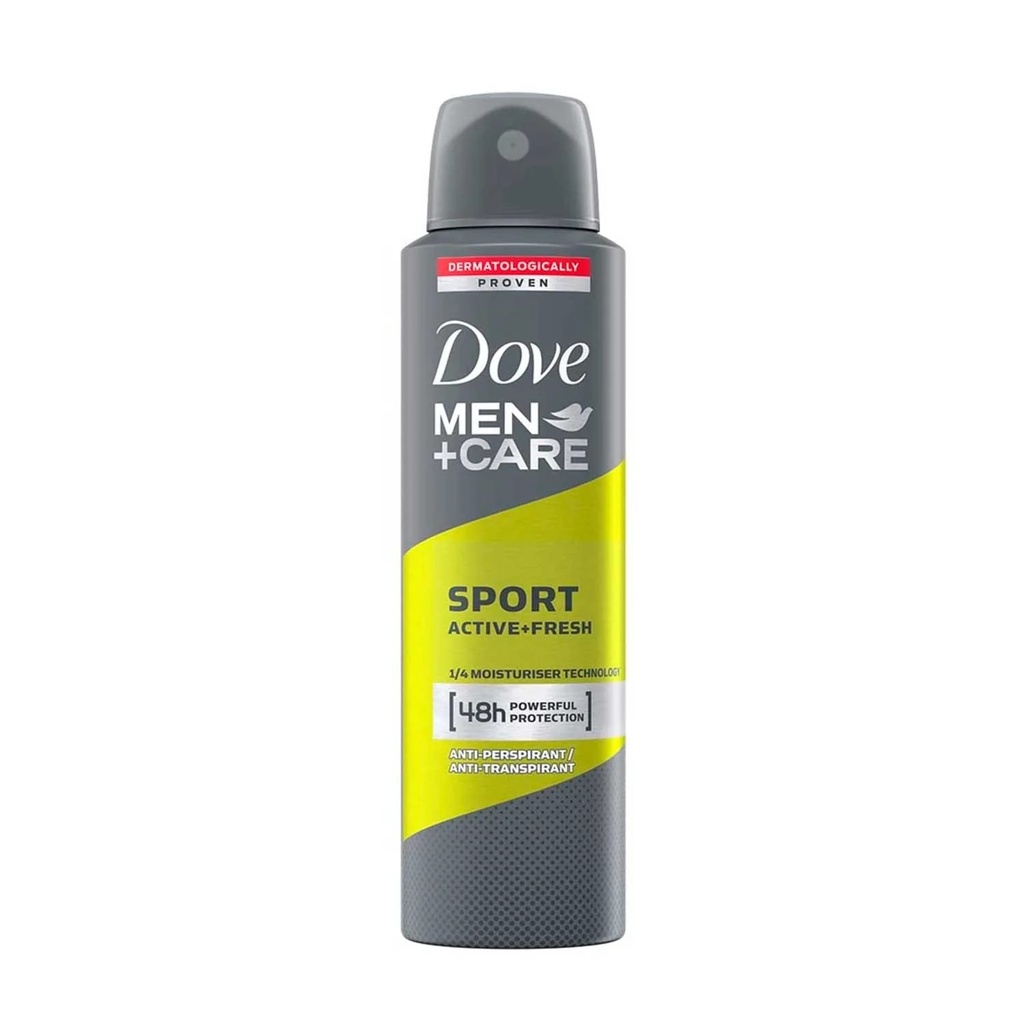 DOVE AEROSOL MEN+CARE SPORT ACTIVE+FRESH SPRAY 150ML