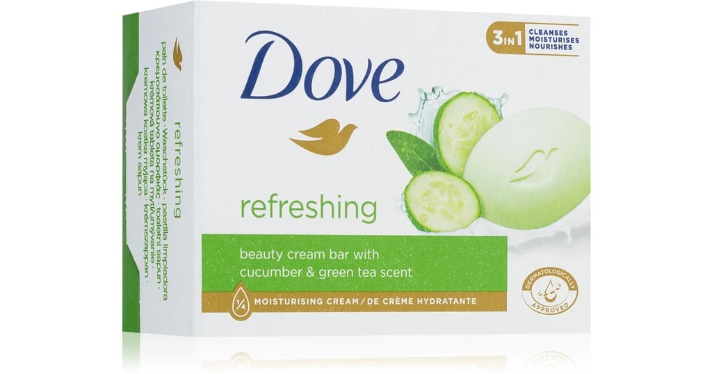 DOVE REFRESHING JABÓN BARRA 135G