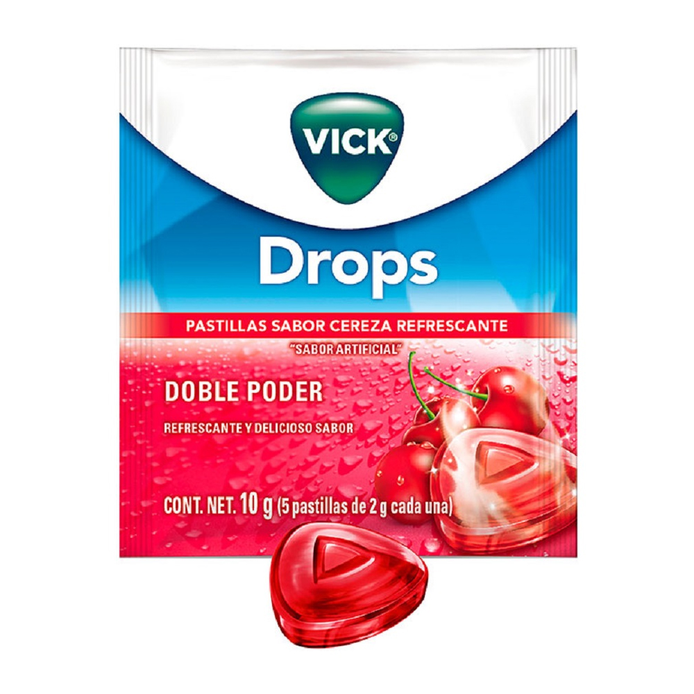 DROPS VICK SABOR CEREZA UNIDAD 