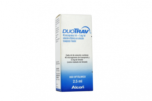 DUOTRAV 40MCG/5MG GTS 2,5ML