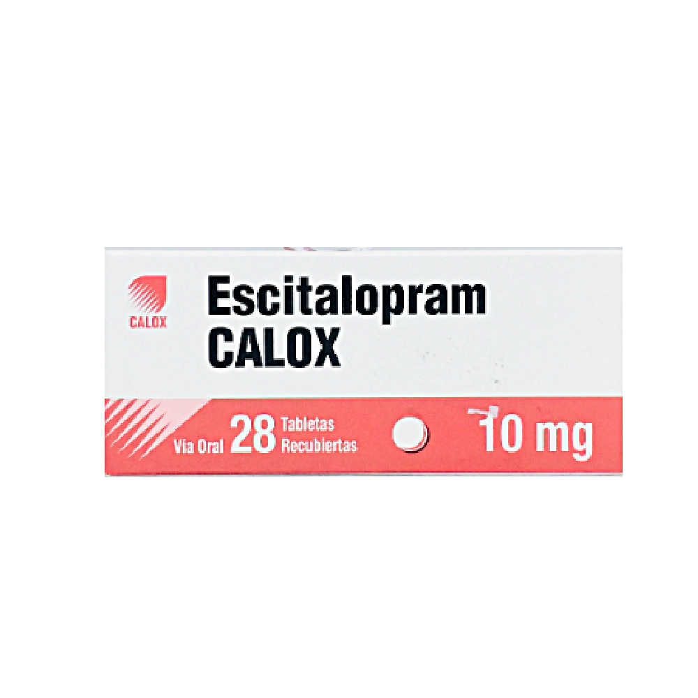 ESCITALOPRAM 10MG 28TAB CALOX 