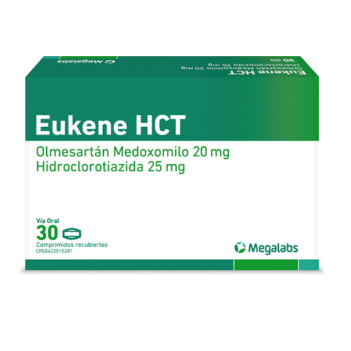 EUKENE HCT 20/25mg x 30 COMPRIMIDOS MEGALABS