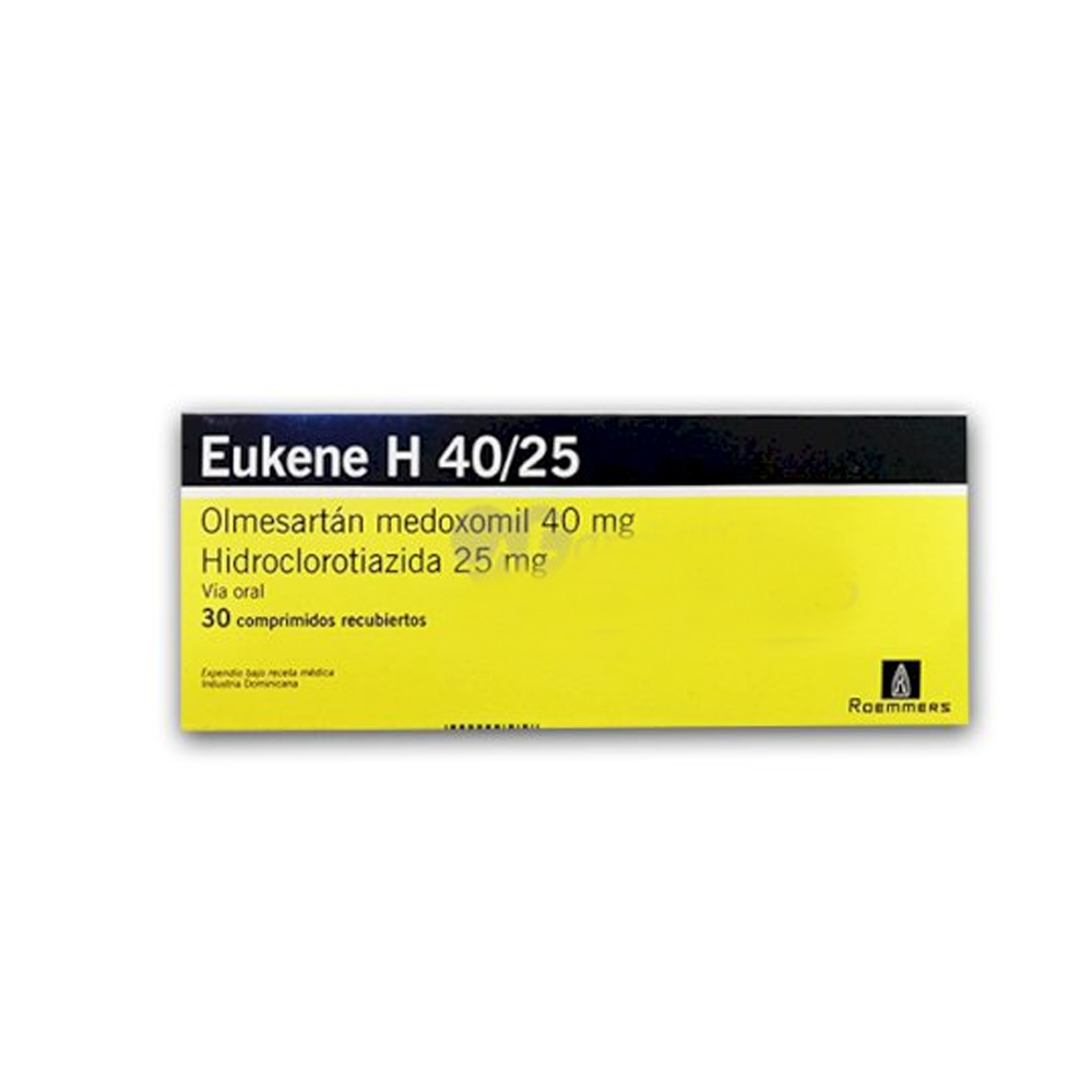 EUKENE HCT 40/25MG 30COMP