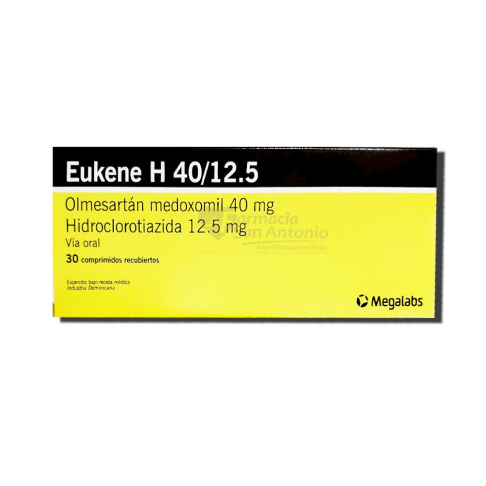 EUKENE HCT 40MG 12.5MG 30COMP