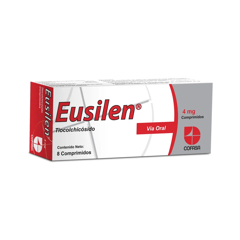 EUSILEN 4 MG 8 COM 