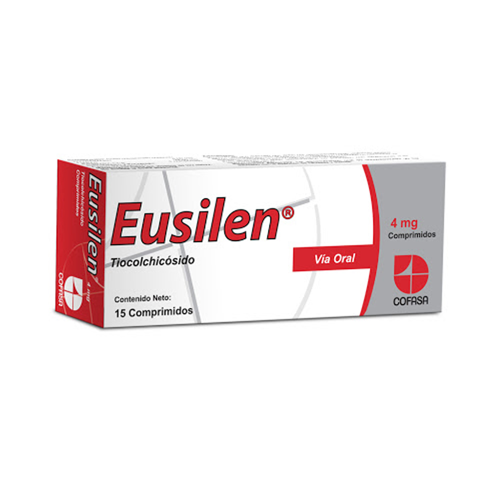 EUSILEN TIOCOLCHICOSIDO 4 MG 15 COM