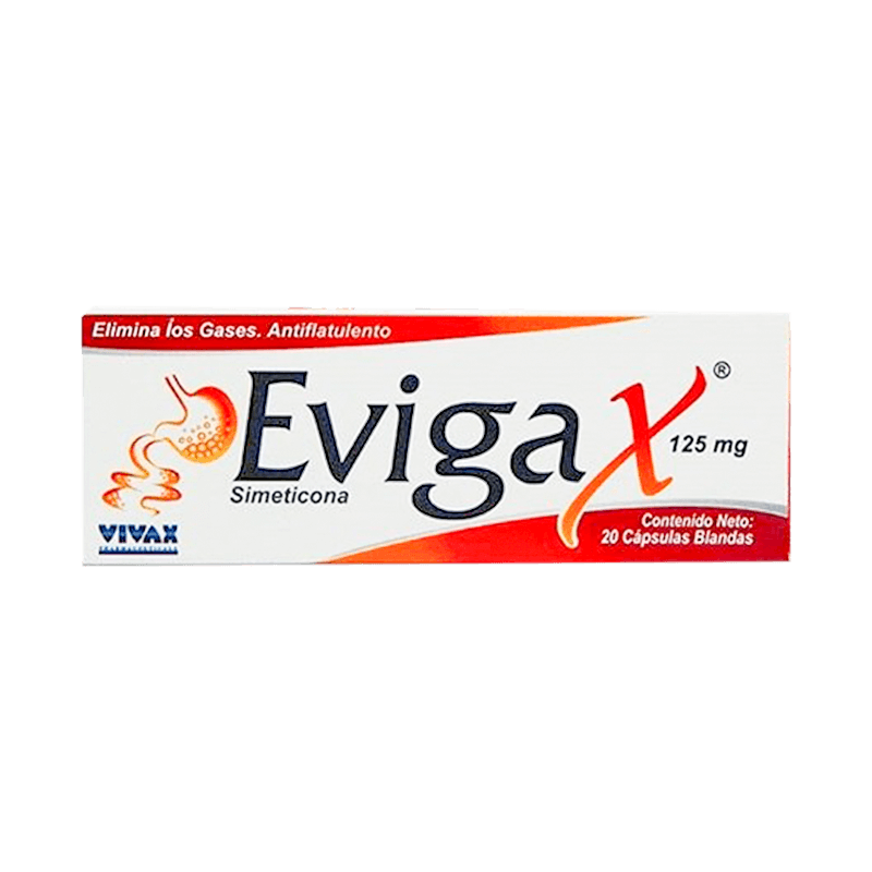 EVIGAX 125 MG / 20 CA BLANDAS VIVAX