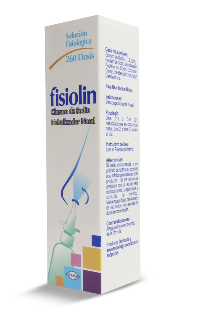 FISIOLIN NEB NASAL 260 DOSIS