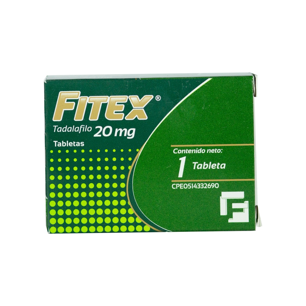 FITEX 20 MG 1 TAB FARMA