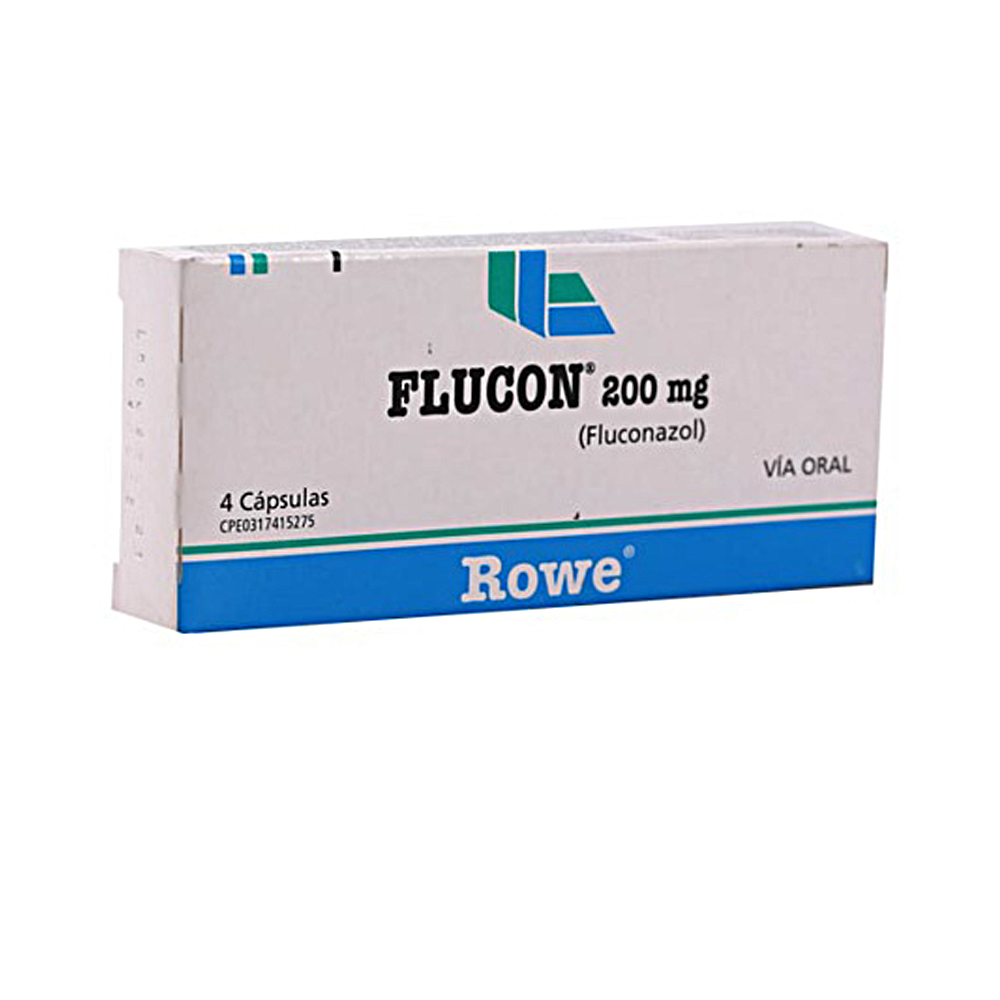 FLUCON 200 MG 4 CAP ROWE