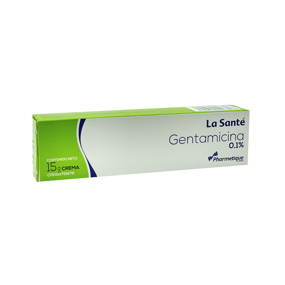 GENTAMICINA 0,1% CREMA 15 GR LA SANTE