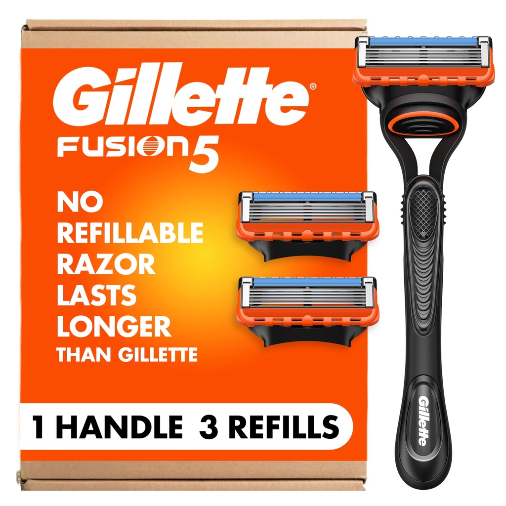 GILLETTE FUSION 5 AFEITADORA + 3 REPUESTOS