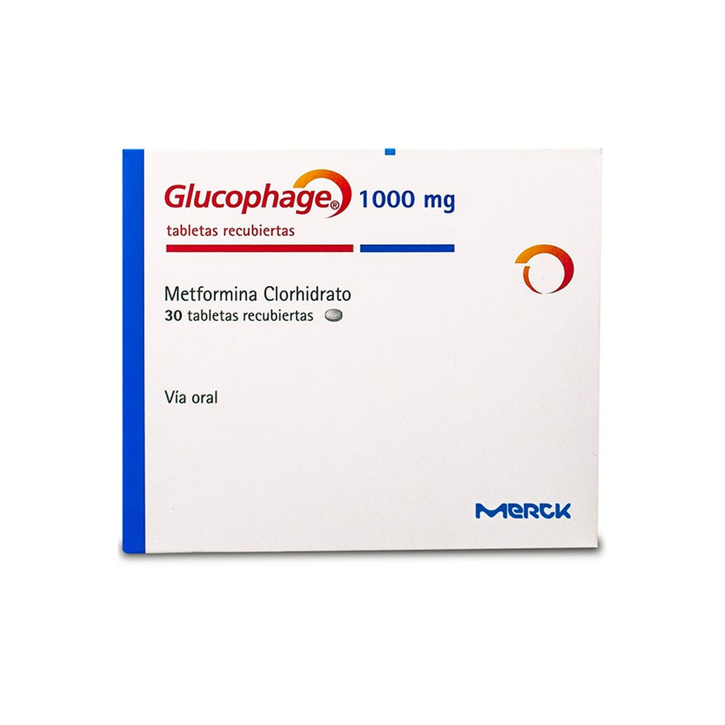 GLUCOPHAGE 1000MG 30 TAB MERCK