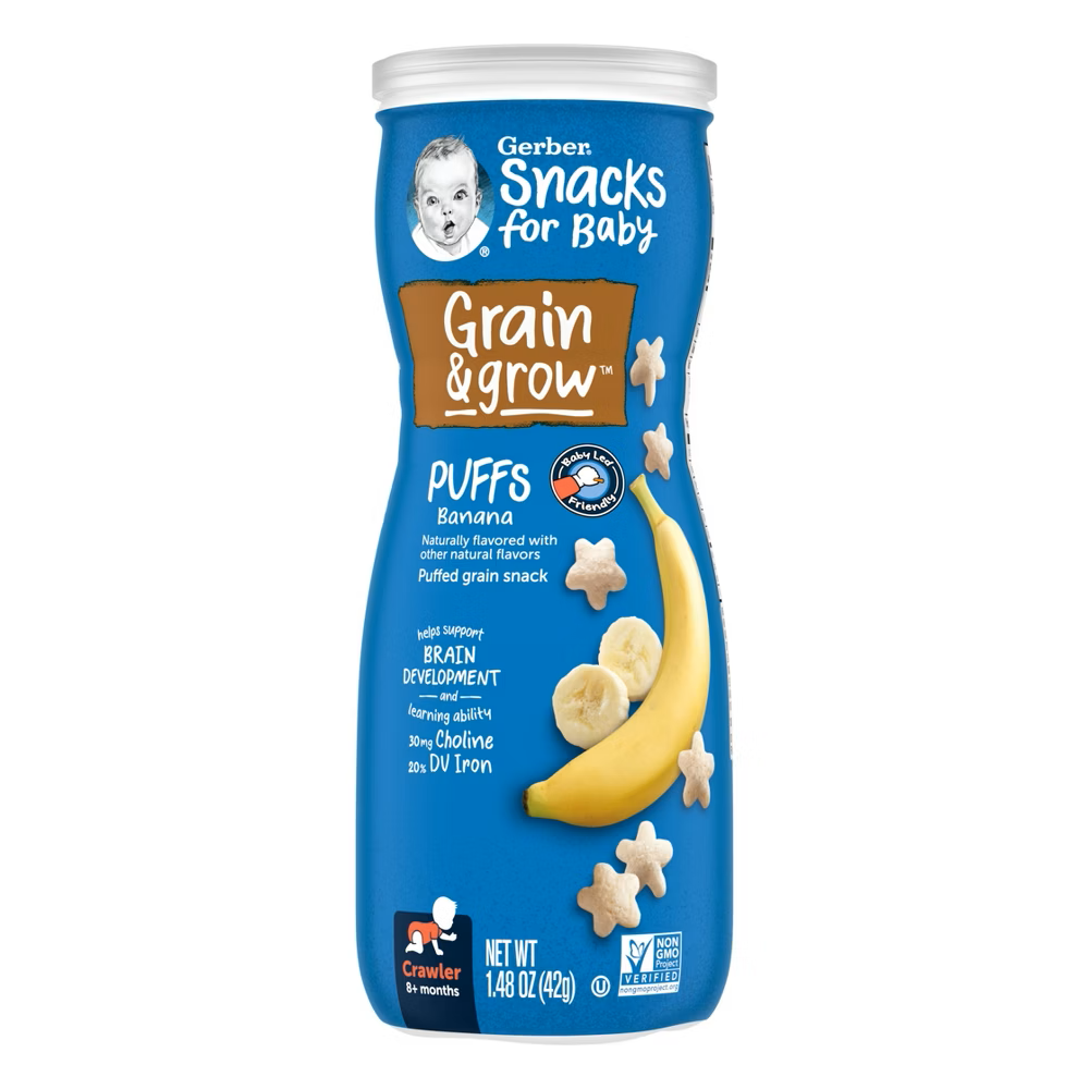 SNACKS GRAIN & GROW BANANA 24G