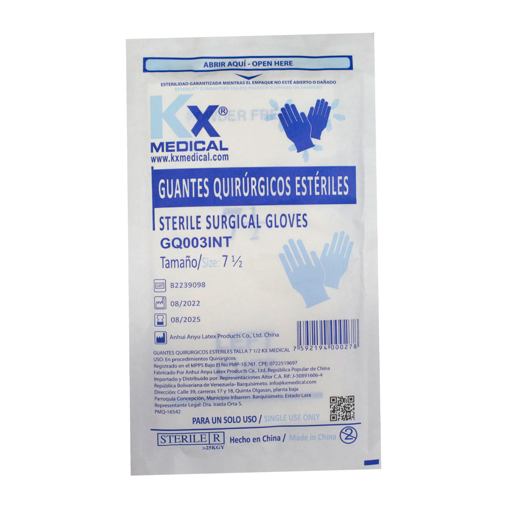 GUANTES QUIRURGICOS 7.5 1 PAR