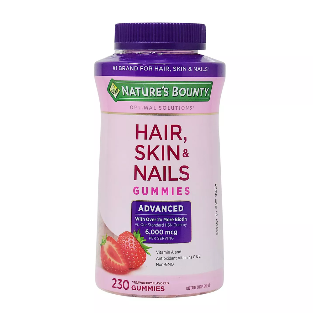 HAIR SKIN NAILS ADVANCED 230GUMMIES NB