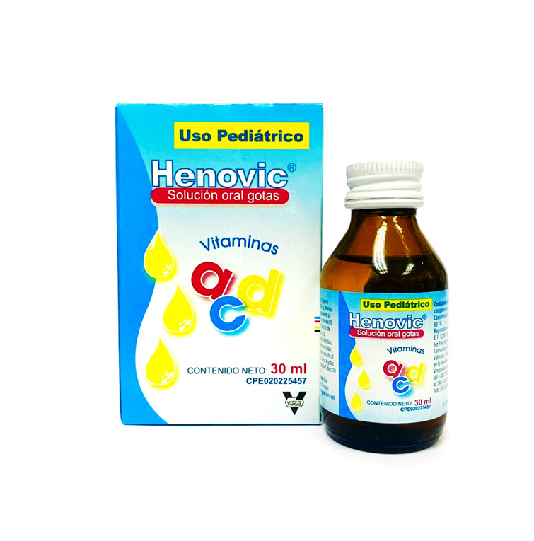 HENOVIC SOLUCION ORAL GOTAS 30 ML PEDIATRICO LABORATORIOS VARGAS
