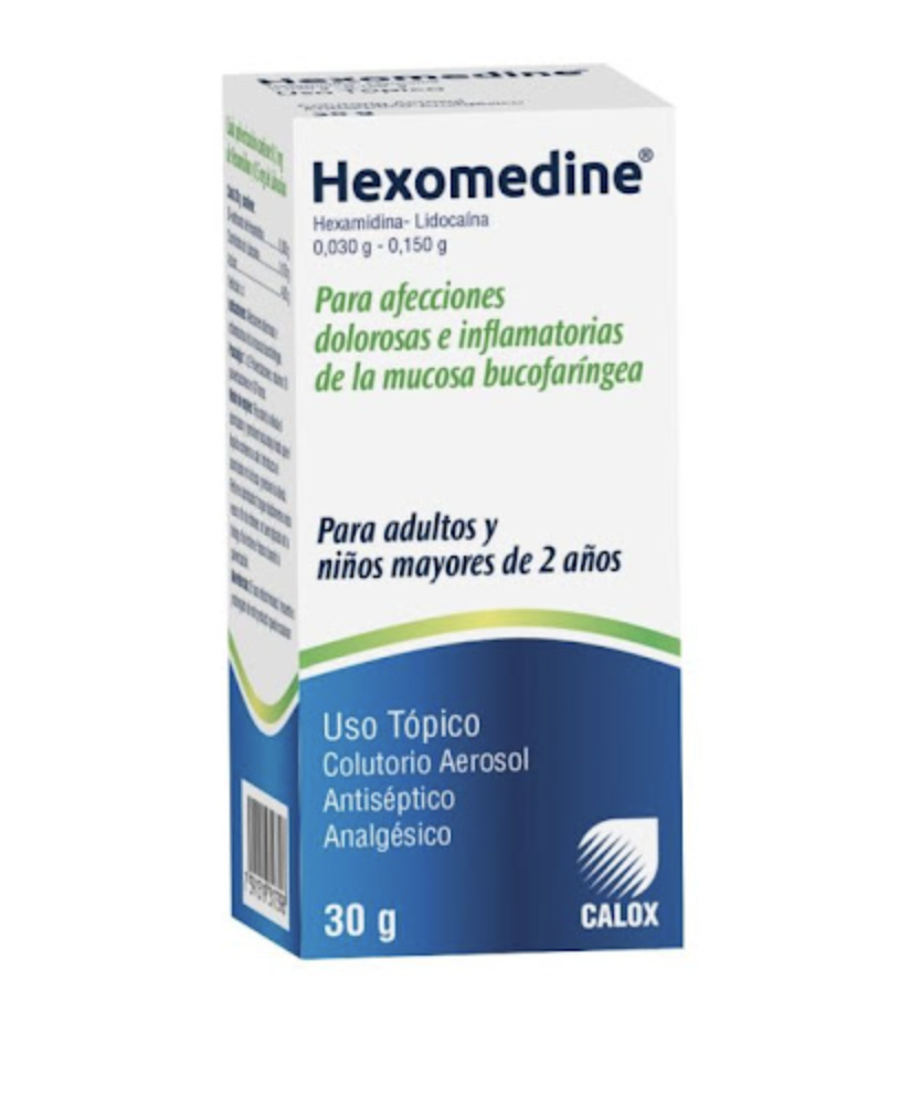 HEXOMEDINE AEROSOL 30G CALOX