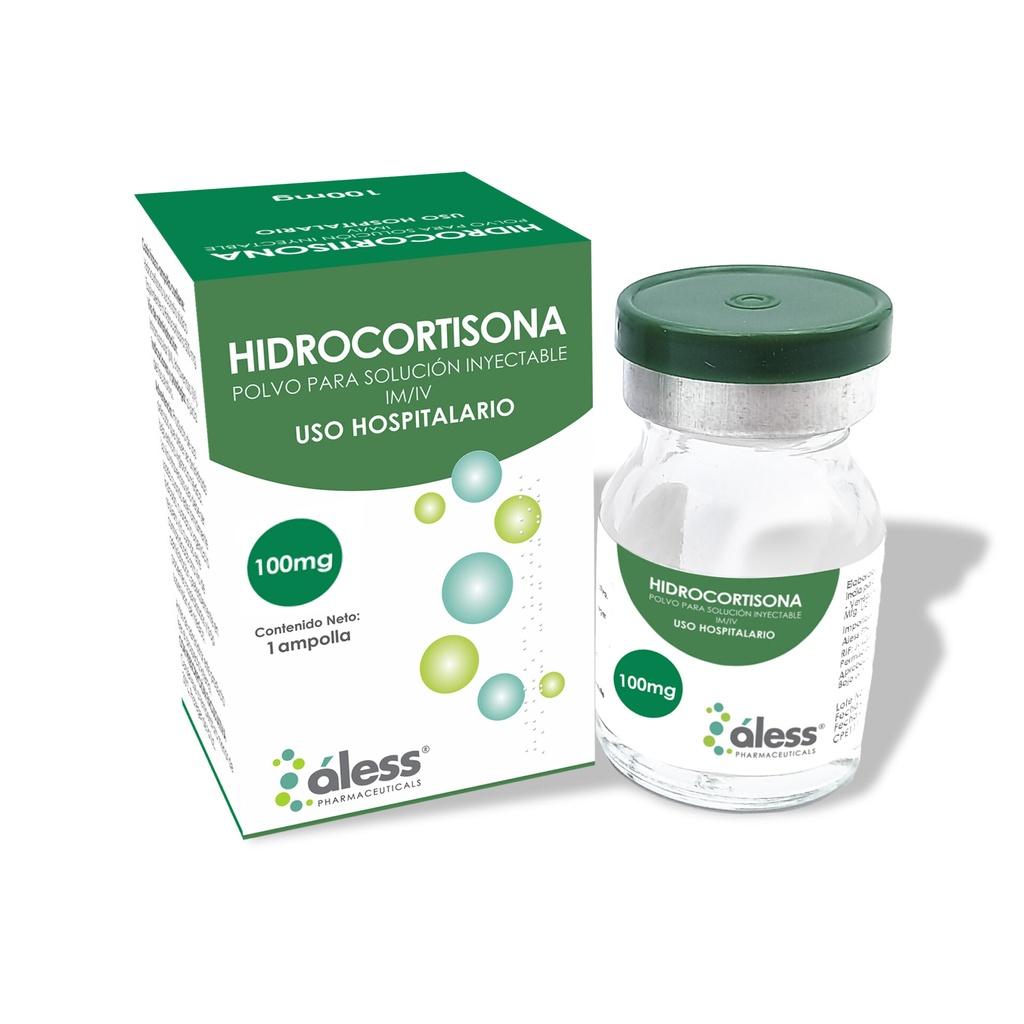 HIDROCORTISONA  100MG  IM/IV UND ALESS