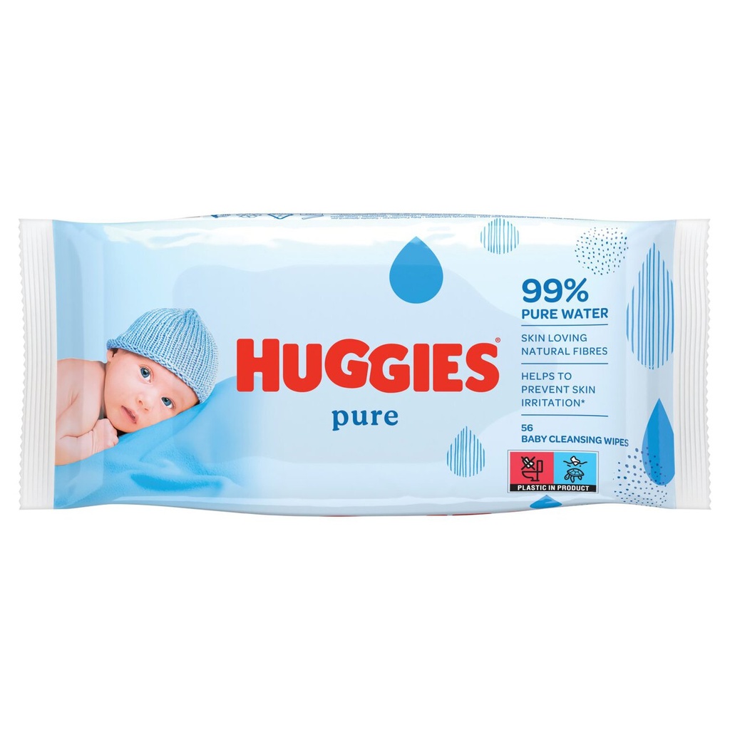 HUGGIES PURE 56 TOALLAS HUMEDAS