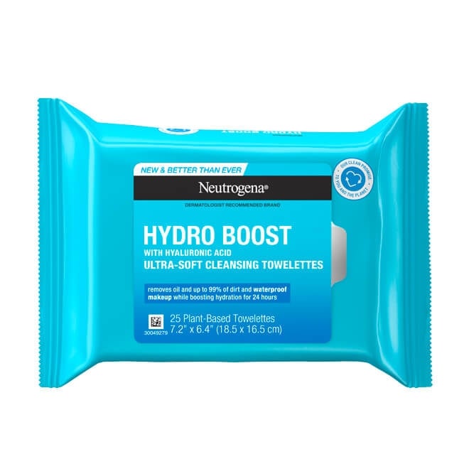 NEUTROGENA MAKEUP REMOVER HYDRO BOOST 25UND