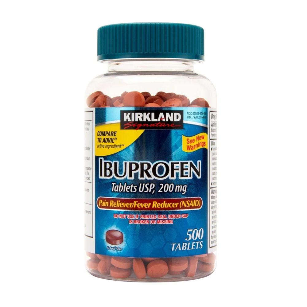 IBUPROFEN ADVIL 200MG 500TAB KS