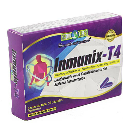 INMUNIX T4 500MG 30CAP 
