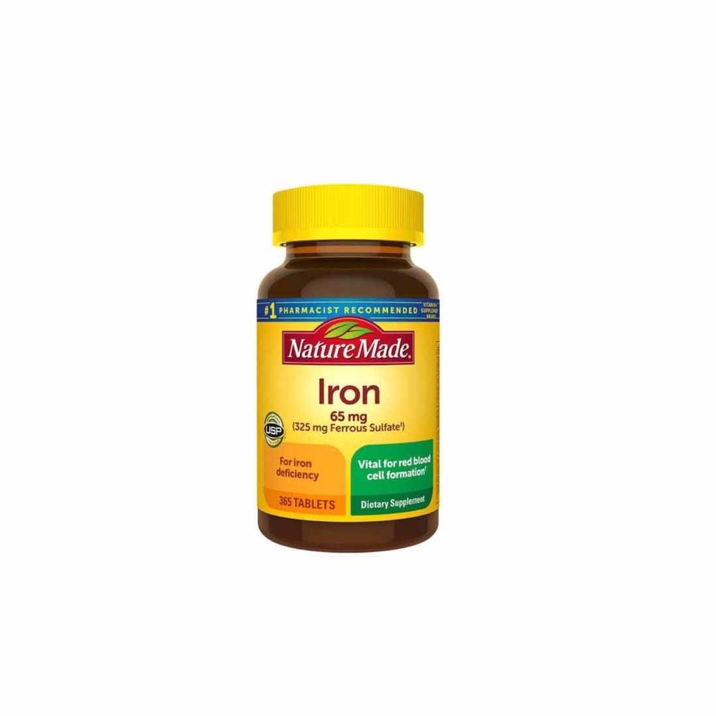 IRON 65MG 365 TABLETAS NATURE