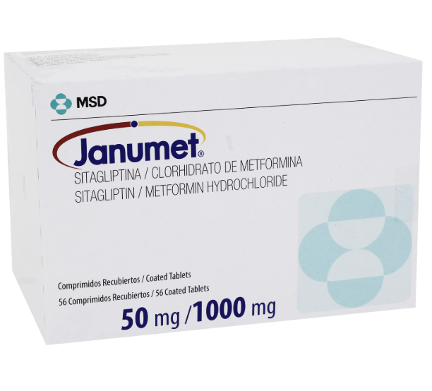 JANUMET 50MG 1000MG 56TAB 