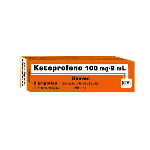 KETOPROFENO 100 MG/2ML 2 AMPOLLAS GENVEN