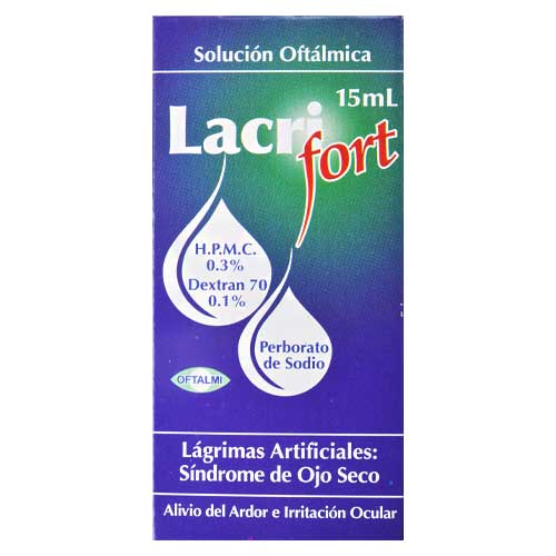 LACRIFORT 15ML GOTAS OFTALMICAS OFTALMI