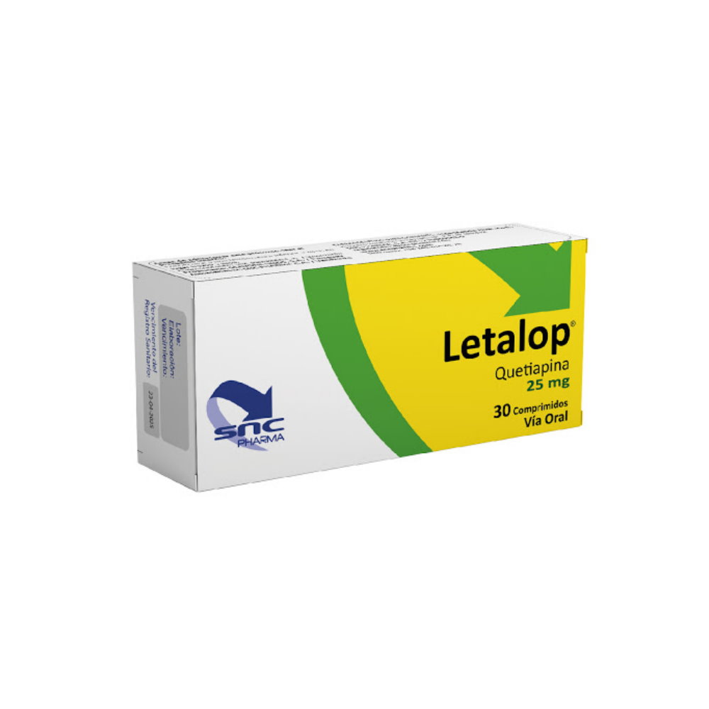 LETALOP 25MG 30COMP