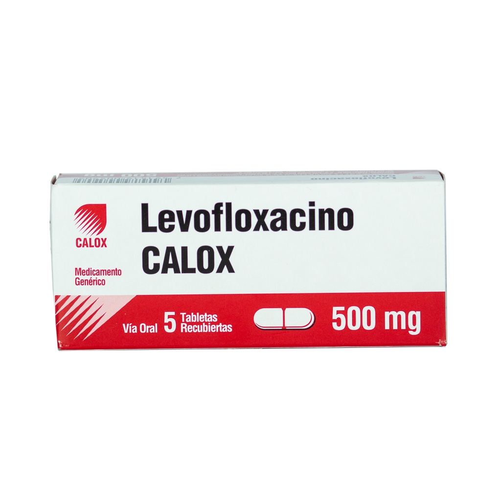 LEVOFLOXACINO 500MG X 5TAB CALOX