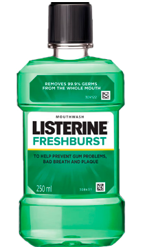LISTERINE FRESH BURST 250ML