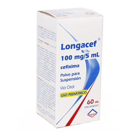 LONGACEF 100 MG/5ML SUSP PED 60ML