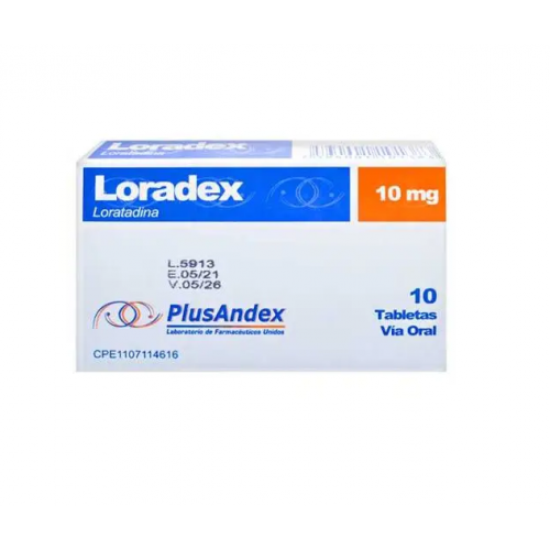 LORADEX 10 MG 10 TAB