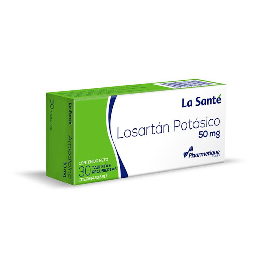 LOSARTÁN POTÁSICO 50 MG 30 TAB LA SANTE