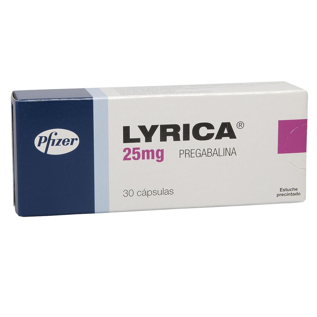 LYRICA 25 MG 30 CAP 