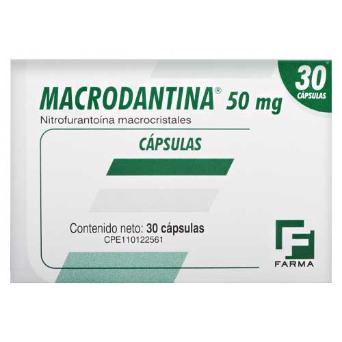 MACRODANTINA 50MG 30CAP FARMA