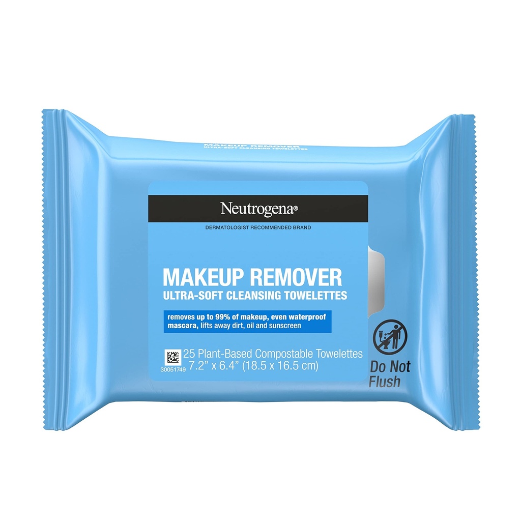 NEUTROGENA MAKEUP REMOVER ULTRA SOFT 25UND