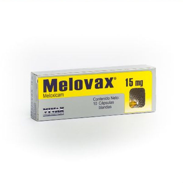 MELOVAX 15 MG 10 CAPS BL