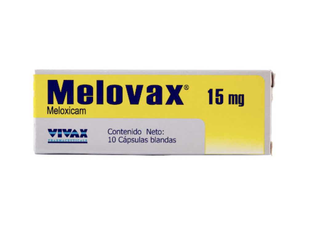 MELOVAX 15 MG 10 CAPSULAS BLANDAS CALOX