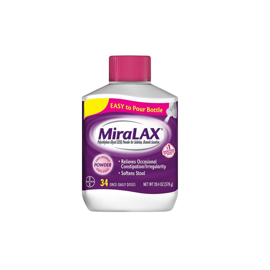 MIRALAX 34 DOSIS 578G