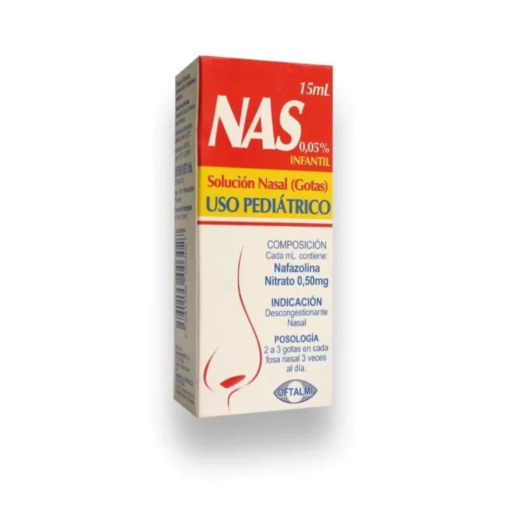 NAS 0.05%  SOLUCIÓN  NASAL PEDIÁTRICO  15 ML